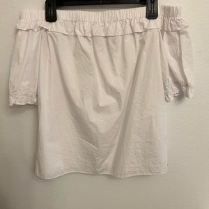 White Vineyard Vines x Target Off the shoulder top